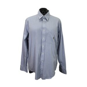 Chaps Ralph Lauren Vintage Crest Button‎ Down Dress Shirt Men's 34/35